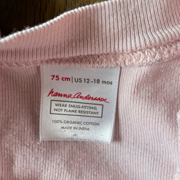 Hanna Andersson Pink Floral Pajamas - Picture 2 of 7